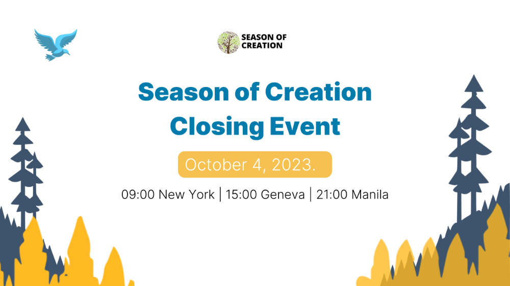 Season of Creation Closing Prayer 2023